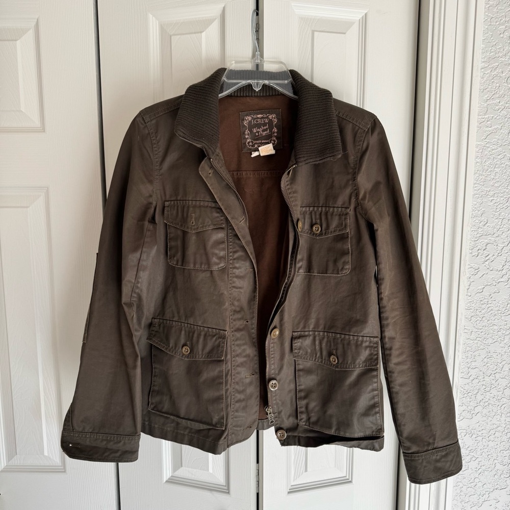 J. Crew Women's Utility Jacket in Brown